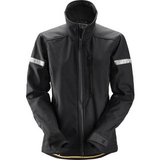 Snickers 1207 allroundwork, damesoftshelljakke sort 2XL kort