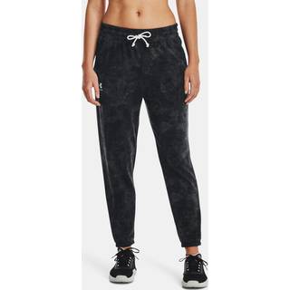 Bukser Under Armour Rival Terry Print Jogger 1373040-001 Størrelse XS