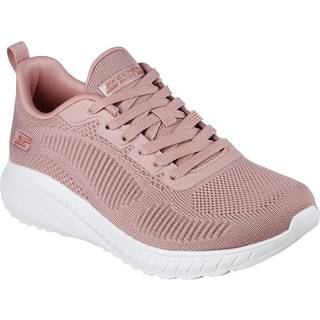 Skechers Skechers Blush Pink Womens Bobs Squad Chaos Face Off Trainers