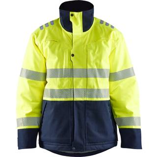 Blåkläder 4517 Multinorm Vinterjakke / Multinorm Vinterjakke - 3XL - High Vis Gul/Marineblå