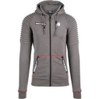 Georgia Zipped Hoodie, Grey