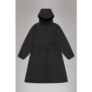 Rains A-Line Longer W Jacket - Black
