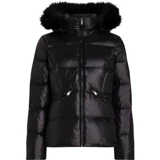 Padded Down Jacket - Black - S