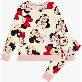 Brand Threads Brand Threads Natural Girls Disney Minnie Mouse 100% Cotton Pyjamas Set