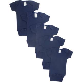 Bambini Navy Bodysuit One Piece (Pack of 5)