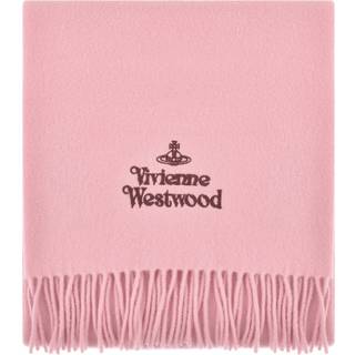 Vivienne Westwood Logo Scarf Pink