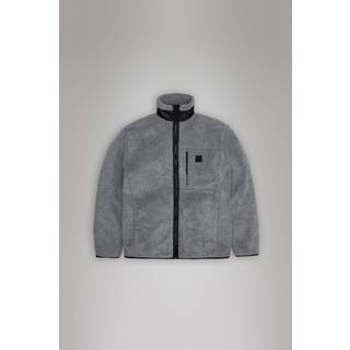 Rains Yermo Fleece Jacket - Dark Grey Melange