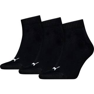Puma 3-pak Quarter Socks - Black - Str 47/49