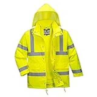 Hi-Vis 4i1 trafikjakke - Gul (Størrelse: XXXL)
