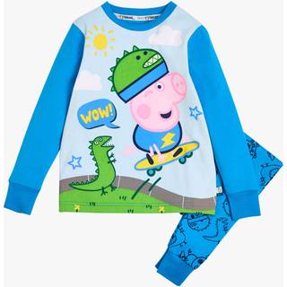 Brand Threads Brand Threads Blue Boys George Pig 100% Cotton Pyjamas Set