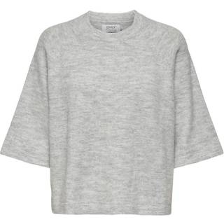 Simoni Striktrøje, Light Grey Melange, S