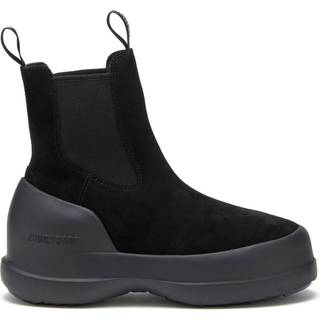 Moon Boot Women's Luna Chelsea Suede Black, 40