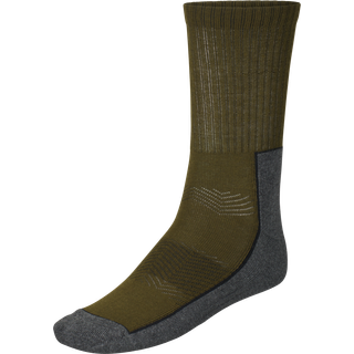 Seeland Field Strømpe - 3Pack Herre Pine Green/Dark Grey, 39-42