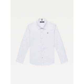 Tommy Hilfiger Tommy Hilfiger White Stretch Cotton Poplin Shirt