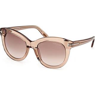 TOM FORD Kvinde FT1189 ODETTE 45F Solbriller Acetat Brun Brun Sommerfugl Normal