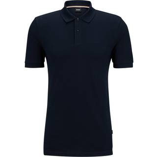 BOSS Black Herren Polo-Shirt blau