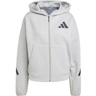 adidas Z.N.E. Full-Zip hættetrøje - Medium Grey Heather - M/S