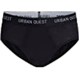 Urban Quest Bamboo Brief 3-Pack Sort XL til komfortabel hverdagsbrug og aktiv livsstil