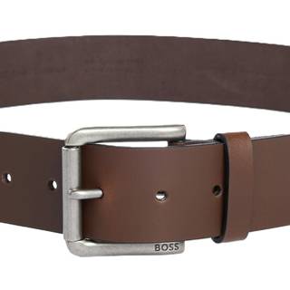 BOSS Black Herren Gürtel braun Glattleder