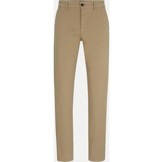 BOSS Orange Herren Chino beige Slim Fit
