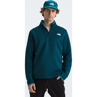 The North Face Men's Vertical Thermal 1/4 Zip Fleece Midnight Petrol, S