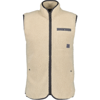 Didriksons Pollux Vest Fleecevest Herrer størrelse S farve beige
