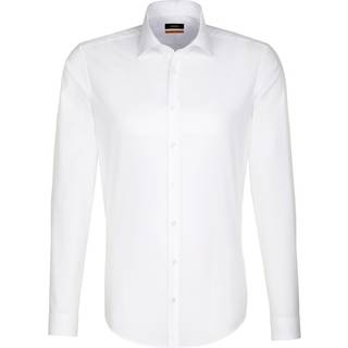 Seidensticker Herren Hemd weiß Slim Fit