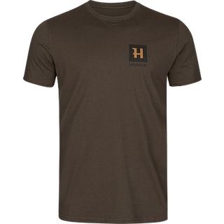 Gorm S/S T-shirt - Shadow Brun - Härkila