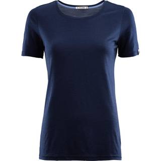 Aclima Round Neck Dame Lightwool Navy Blaze L