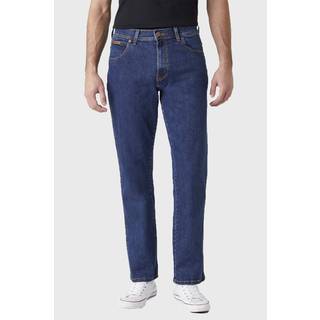 Wrangler Texas Stretch Dark Stone - Blå, 38/30