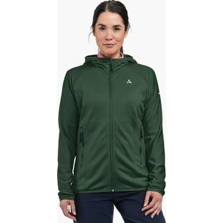 Schöffel Women's Fleece Hoody Cascata Fleecejakke Damer størrelse 40 farve grøn