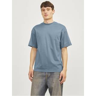 Ensfarvet O-hals T-shirt