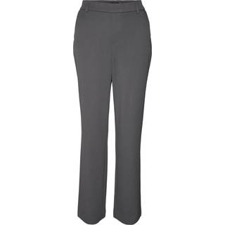 Maya Straight Bukser, Grey Pinstripe, S/L34