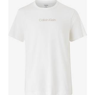 Calvin Klein Logo Cotton Tee - White - X-Large