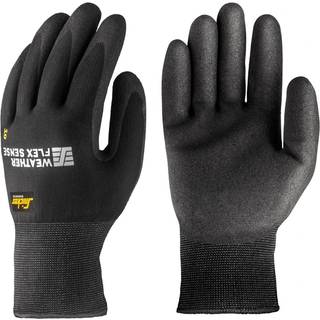 Snickers Workwear 9319 Weather Flex Sense Handske sort/sort 11