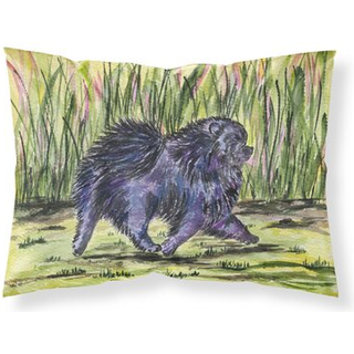 """" Caroline's Treasures SS8444Pillowcase Pomeranian Moisture Wicking Fabric Standard Pillowcase Large Multicolor """"