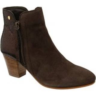 Ravel Ravel Brown Suede Heeled Ankle Boots
