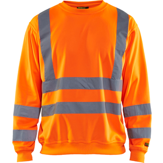 Blåkläder 3341 High Vis Sweatshirt / High Vis Sweatshirt - S - High Vis Orange