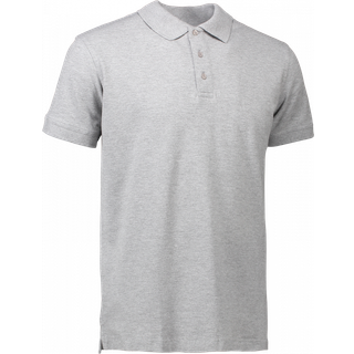 ID 0525 Poloshirt stretch Grå melange XS