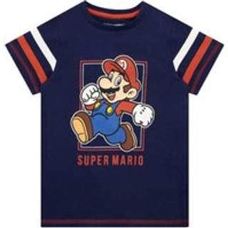 Character Character Blue 100% Cotton Super Mario Gaming T-Shirt