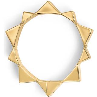AlaÃ¯a Pyramid bangle - gold - One Size
