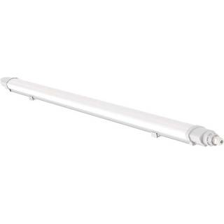 V-Tac vandtæt 120cm 36W komplet LED armatur - Gennemfortrådet, IP65, 230V - Dæmpbar : Ikke dæmpbar, Kulør : Kold