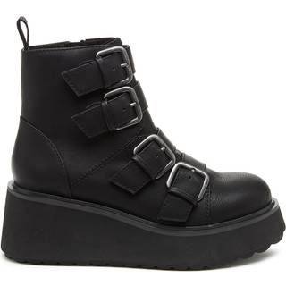 Rocket Dog Rocket Dog Heather PU Buckle Black Boots