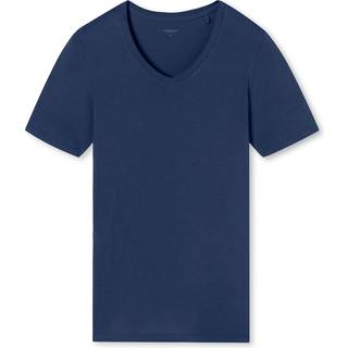 Schiesser Premium Modal V-neck Shirt - Darkblue - Small