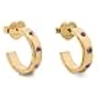 kate spade new york kate spade new york Gold Tone Huggies Sapphire Earrings