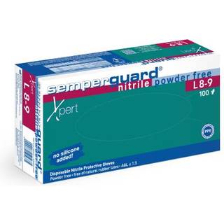 Semperguard Xpert L8-9 Engangshandske ekstra tyk M, 100 stk