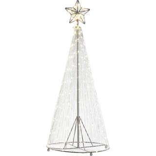 Julepynt DKD Home Decor Sølvfarvet 25 x 25 x 60 cm