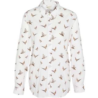 Barbour - skjorte -Safari Shirt - Grouse Print - 16 (42)