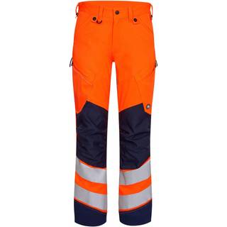 Engel 2544-314 Safety bukser / Arbejdsbukser Orange/Blue ink 88