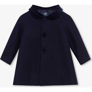 Trotters London Trotters London Younger Boys Blue Classic Raglan Coat